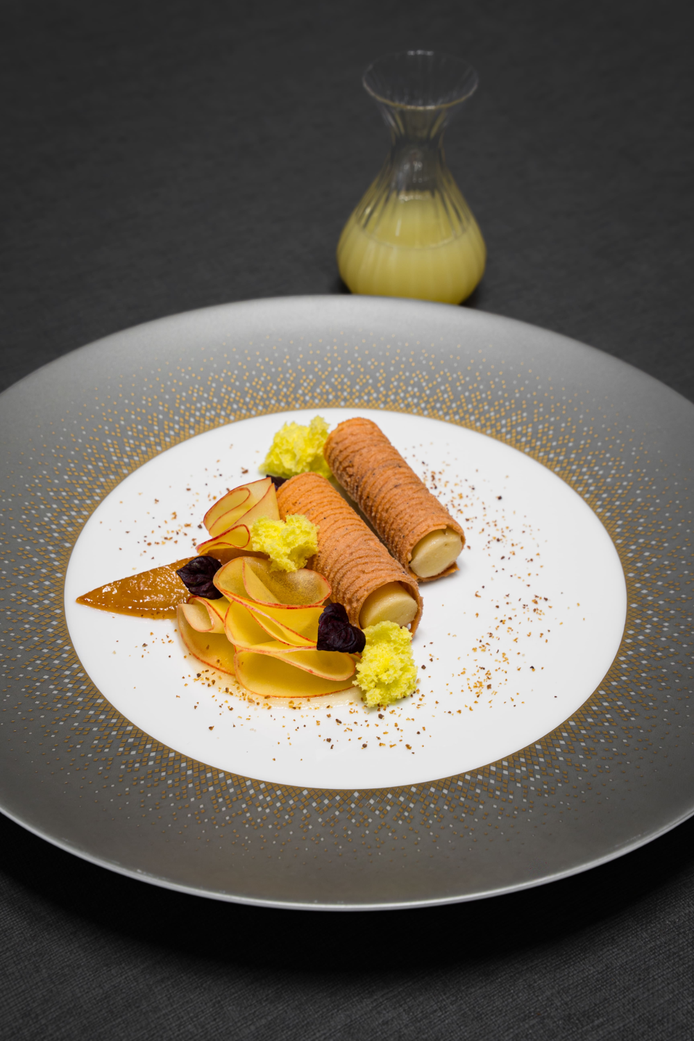 Груша, яблоко и юдзу